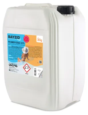 Produktbild von 12x20 kg BAYZID® pH Minus flüssig ph-Wert Senker 14,9% für optimales Poolwasser