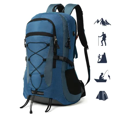 Produktbild von 45L Wanderrucksack Herren Damen, Wasserdicht Trekkingrucksack Für Wandern, Radfahren, Klettern, Bergsteigen und Reisen Sport