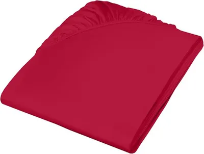 Produktbild von Colours Mako Satin Spannlaken Bordeaux 140 x 200 cm