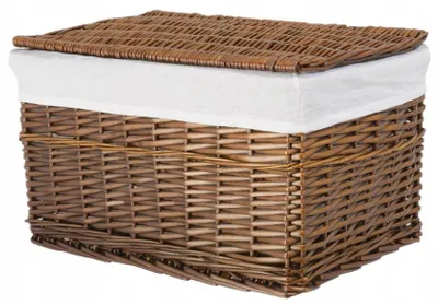 Produktbild von Koszoplotka Korbtruhe Wenge mit Inlett 58x43x35cm