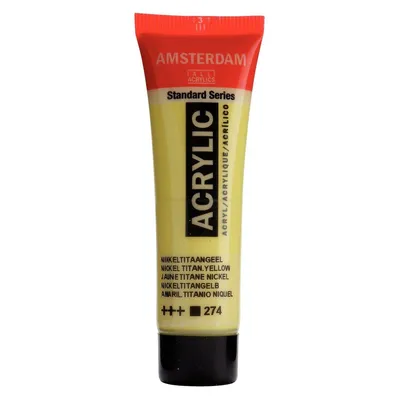 Produktbild von Amsterdam Standard Series Acrylfarbe Tube 20 ml Nickeltitangelb 274