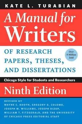 Zdjęcie produktu dla Manual for Writers of Research Papers, Theses, and Dissertations