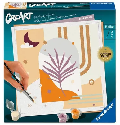 Produktbild von Ravensburger CreArt Malen nach Zahlen, Sky, 20x20 cm, Erwachsene, Kreatives Hobby, 12+ Jahre