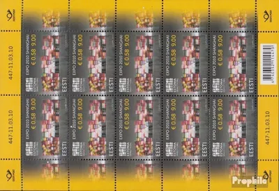Produktbild von Briefmarken Estland 2010 Mi 658Klb Kleinbogen (kompl.Ausg.) postfrisch EXPO