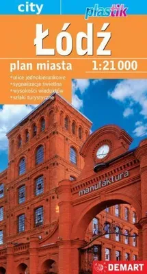 Productafbeelding van Łódź plan miasta 1:21 000