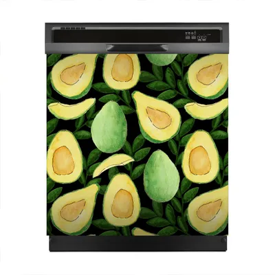 Produktbild von Magnete Dekorative 60x60 cm Küche Magnetmatte Spülmaschine - Avocado Früchte