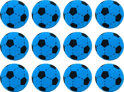 Produktbild von 12x Kyto Softball 20 cm blau Fußball für Outdoor und Indoor