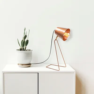 Produktbild von Opviq, Sıvani- Sıvani OPV, Kupfer, Schreibtischlampen, 15 x 25 cm, Metallkörper
