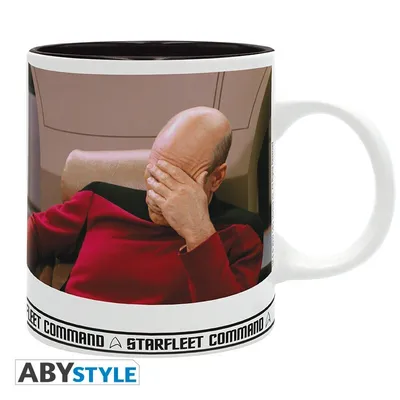 Produktbild von Star Trek - Becher - 320 ml - Facepalm