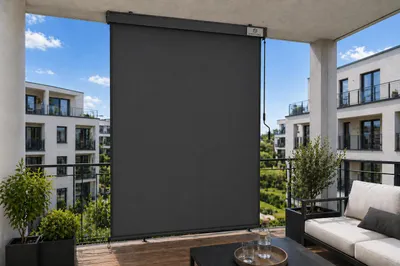 Immagine prodotto di Strattore tenda verticale estensibile / tenda verticale 140 x 250 cm - antracite