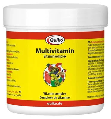 Productafbeelding van Quiko Multivitamin 150g - Voedingssupplement ter aanvulling van de vitamines voor siervogels