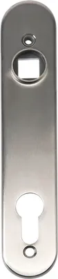 Produktbild von Langschild 3020-HYB-A2 für Rohrrahmenschlösser, 185 x 35 x 6 mm, Edelstahl Inhalt: 1 Paar