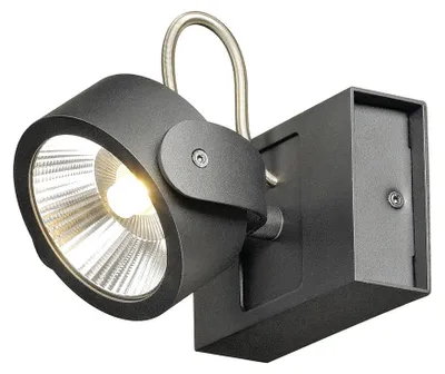 Immagine prodotto di KALU LED 1 lampada da parete e da soffitto, nero, 3000K, 60°