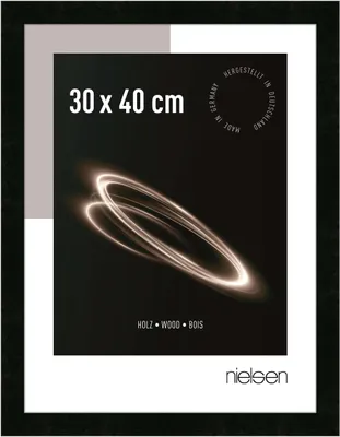 Produktbild von nielsen Holz Bilderrahmen Essential, 30x40 cm, Schwarz