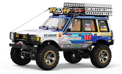 Zdjęcie produktu dla Model terenowy RC w skali 1:18, samochód terenowy z pełną proporcjonalną kontrolą zdalną 2,4 GHz, ciężarówka RC z niebieskimi diodami LED