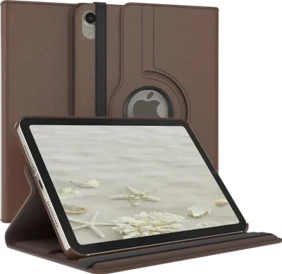 Produktbild von EAZY CASE - Tablet Hülle für Apple iPad Mini 6 (2021) Schutzhülle, Tablet Case 360° drehbar in Braun
