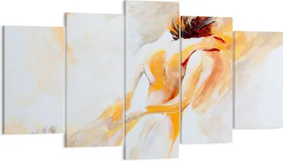 Produktbild von Bild auf Leinwand - Leinwandbild - Persönlichkeit Freundschaft Liebe Ehe - 160x85cm - Wand Bild - Wanddeko - Leinwanddruck - Bilder - Kunstdruck - Leinwand bilder - Wandkunst - EA160x85-3168