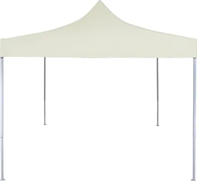 Produktbild von vidaXL Profi-Partyzelt Faltbar 2×2 m Stahl Creme