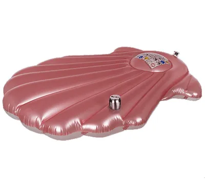 Produktbild von Luftmatratze aufblasbar Muschel 154x137cm rosa Pool Strand
