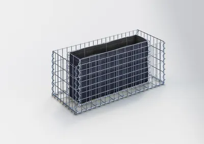 Obrázek produktu pro Obdélníkové vyvýšené lůžko 100 cm x 40 cm x 40 cm (D x V x H), velikost ok 5 x 10 cm, tloušťka stěny 10 cm