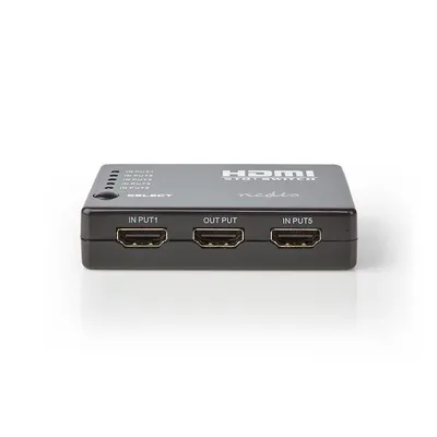 Produktbild von Nedis VSWI3455BK, HDMI, ABS, Schwarz, 1920 x 1080 (HD 1080), 480i, 480p, 576i, 576p, 720p, 1080i, 1080p, 3,4 Gbit/s