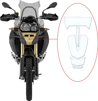 Produktbild von Lackschutzfolie Steinschlagschutz passend für BMW F800 GS Adventure 2013+