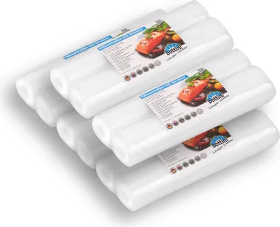 Produktbild von 10 x Vakuumrolle 30 x 600 cm für Lebensmittel geeignet für alle Vakuumierer