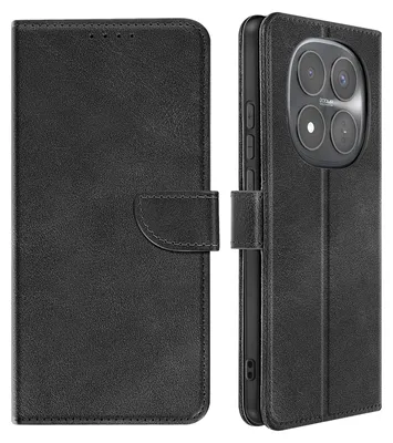 Produktbild von Avizar, Wallet Etui mit Kartenfach und Stand für Redmi Note 15 Pro Plus, Schwarz