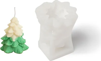 Image de Moule en silicone pour bougies de Noël 130 x 105 mm