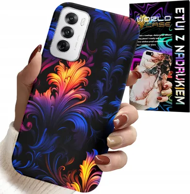 Obrázok produktu pre Puzdro pre Oppo Reno12 Pro 5G - Abstraktné farebné vzory + fólia