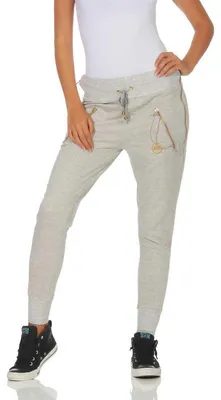 Produktbild von Damen Jogginghose Freizeithose; Graumeliert S