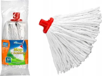 Produktbild von Baumwoll-Stringmop M rund super saugfähig