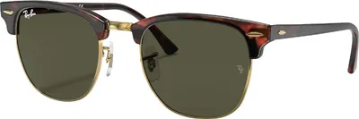 Produktbild von Ray-Ban CLUBMASTER Grün / Schildpatt auf Gold M