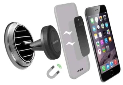 Produktbild von SBS TESUPPEASYMAGK, Handy/Smartphone, Passive Halterung, Auto, Schwarz