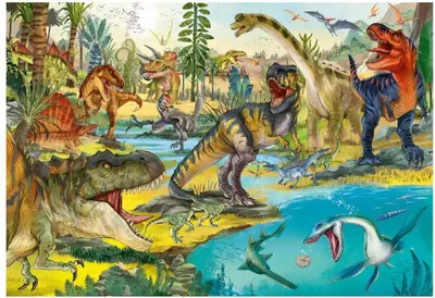 Zdjęcie produktu dla Dino World Puzzle 50 elementów