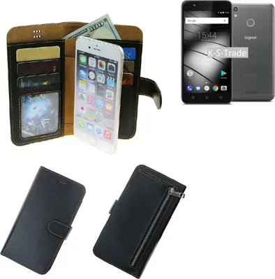 Produktbild von K-S-Trade Schutz Hülle kompatibel mit Gigaset GS270 Klapphülle Case Phone cover Slim Handytasche Handy Hülle schwarz aus Kunstleder (1 Stk)