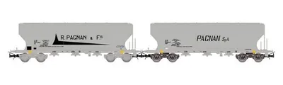Produktbild von Rivarossi 2-tlg. Set Getreidesilowagen Pagnan, Ep. IV FS