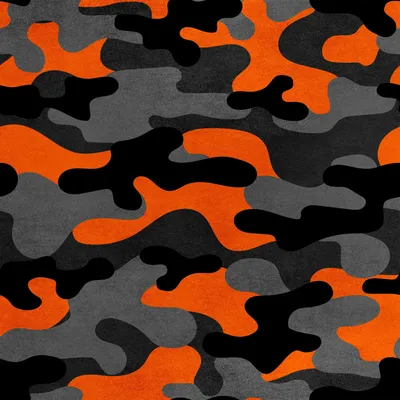 Immagine prodotto di Tessuto di velluto reale in poliestere per cucire - motivo mimetico arancione