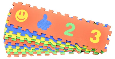 Obrázok produktu pre Podložka na hranie Pre-Sport abeceda a čísla - penová podložka na puzzle 36 kusov