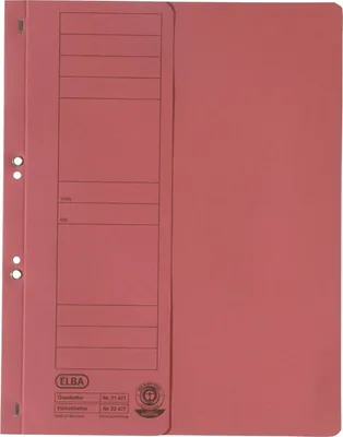 Immagine prodotto di Cucitrice a occhiello ufficiale per la pinzatura di metà copertina anteriore in cartone rosso confezione da 50 pz