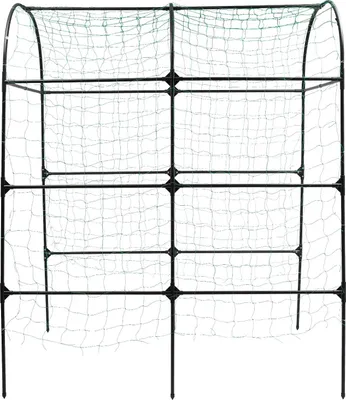 Immagine prodotto di Arco da giardino/arco per rose - Pergola con griglia rampicante - 115×183×230 cm - Acciaio e PE - Per piante rampicanti, rose, viti
