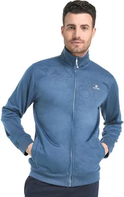 Produktbild von ATHL DPT. Nervesa Herren Sweatjacke/ Trainingsjacke mit Reißverschluss Blau Gr. L