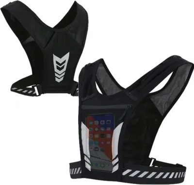 Image de Kmobiles MESH Gilet de course réfléchissant porte-gourde.