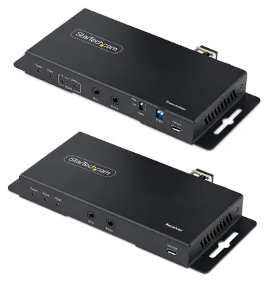 Obrázek produktu pro StarTech.com ST121HD20FXA2, 4096 x 2160 px, AV vysílač a přijímač, 1000 m, Kabel, Černá, HDCP