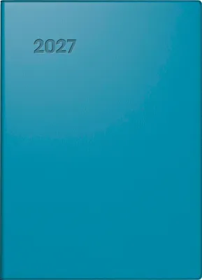 Produktbild von Taschenkalender 731 10x14cm 1 Woche/2 Seiten Kunststoff petrol 2027