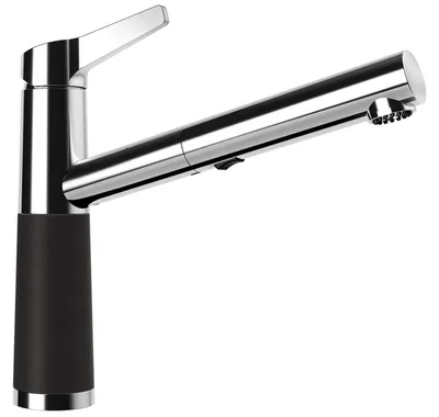 Immagine prodotto di Miscelatore SCHOCK SC-510 in NERO con bocca estraibile / CRISTALITE® Basic Line / miscelatore monocomando
