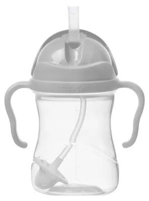Produktbild von Trinkbecher Strohhalm Tiny - 18 x 10 x 8 cm - Grau | by B.Box