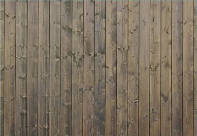 Produktbild von Wallario Fototapete Vliestapete, seidenmatte Oberfläche, einfache Verarbeitung, Größe 200 x 140 cm, Motiv Holzpaneelen in grau braun - Holzmuster mit Maserung