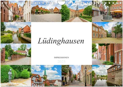 Produktbild von Lüdinghausen Impressionen (Wandkalender 2025 DIN A4 quer), CALVENDO Monatskalender
