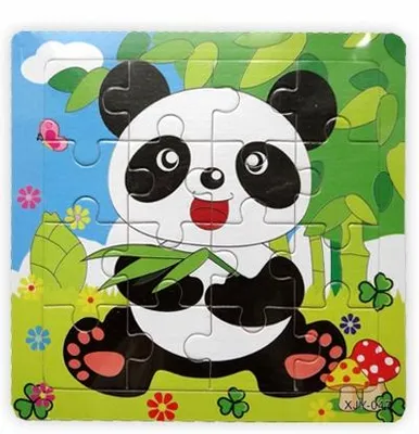 Produktbild von Holzpuzzle Koala Bär Lernpuzzle 9 Teile